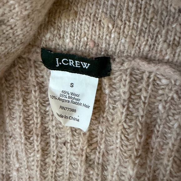 J. Crew Taupe Button-Up Wool Blend Cardigan - Picture 7 of 10